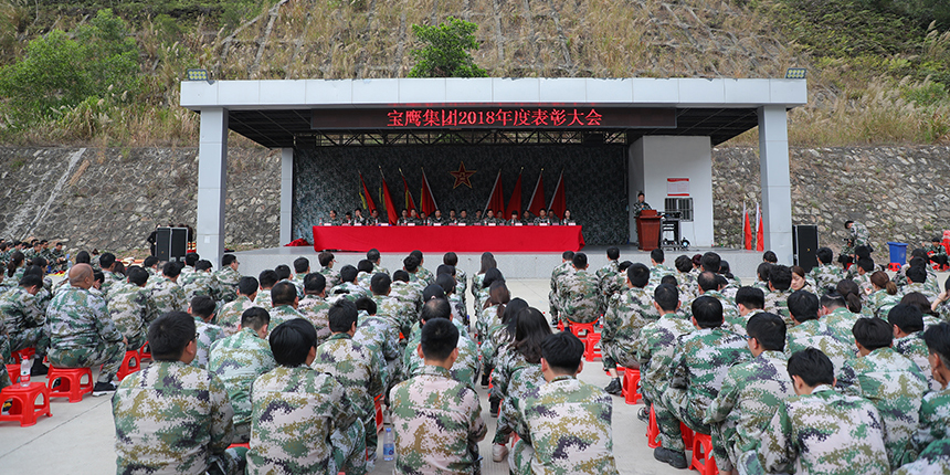 寶鷹集團舉辦年度總結(jié)表彰動員大會暨工匠技術(shù)展示活動